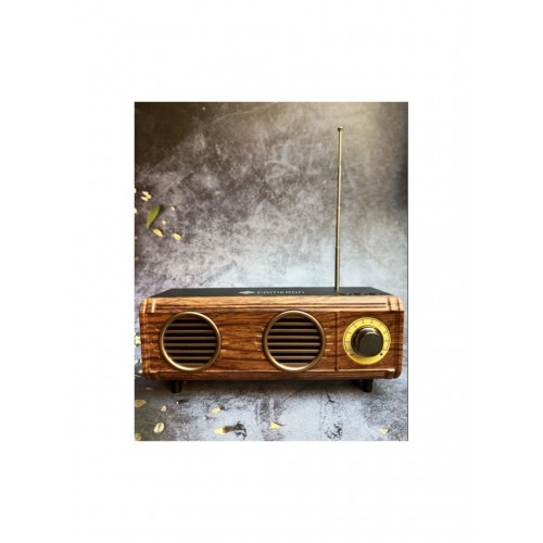 CM-1923 Bluetoothlu Nostaljik Radyo - Fm Radyo Sd-Aux-Usb-Bt-Fm