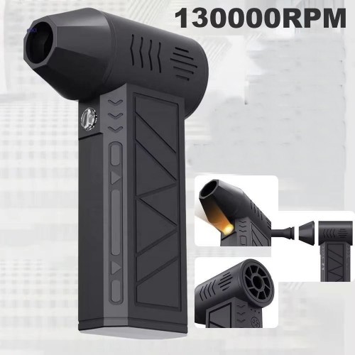 Mini Turbo Jet Fan Turbo Şiddetli Fan 130000RPM Yüksek Hızlı Kanal Fanı Ile Güçlü 3 Kademe + Işıklı mini Turbo Jet Fan