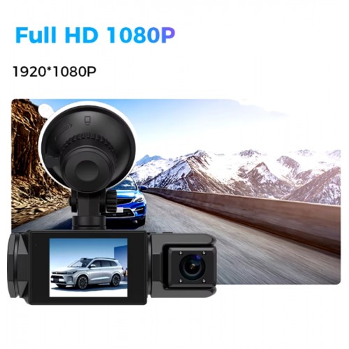 S-2 1080p Araç içi Kamera 3 Kameralı ( Ön Görüş-Geri görüş - İç veya Yan Görüş ) Gece Görüş