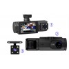 S-2 1080p Araç içi Kamera 3 Kameralı ( Ön Görüş-Geri görüş - İç veya Yan Görüş ) Gece Görüş