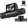 1080P Dash Cam Full Hd Araç içi Kamera Ön Arka ve İç Kayıt 4 Kamera Gece Görüşlü G Sensör Geniş Açı
