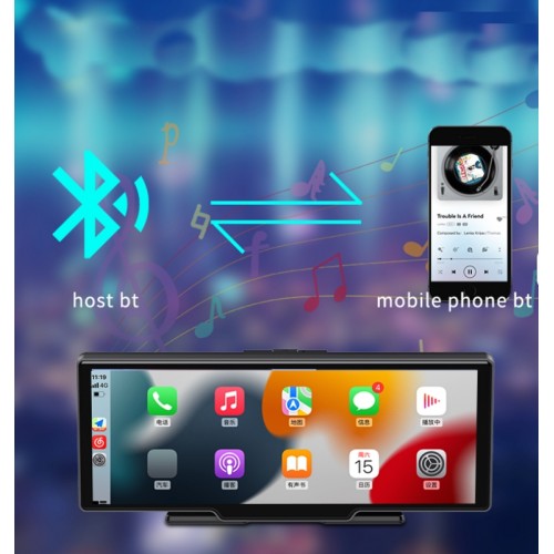 H18C Ekranlı Carplay Apple Android Uyumlu 10.26 inç 4K Görüntü Arka/Ön Görüş Kameralı Android Oto
