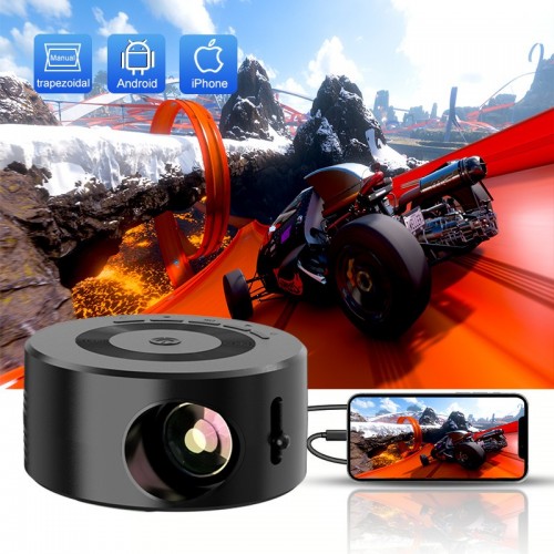 USB kablolu Full HD Mini Projektör - Mini Projeksiyon Cihazı
