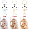Tripodlu Youtuber Selfie Led Işıklı Masaüstü Tripod 10 Inç(26 CM) Kuaför Makyaj Işığı Tiktok Işığı 9 Farklı Yanma Modu
