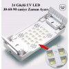 24 Led 72 Watt Profesyonel Oje Kurutucu - Manikür Pedikür ve Oje İşlemleri için Yastıklı tasarım