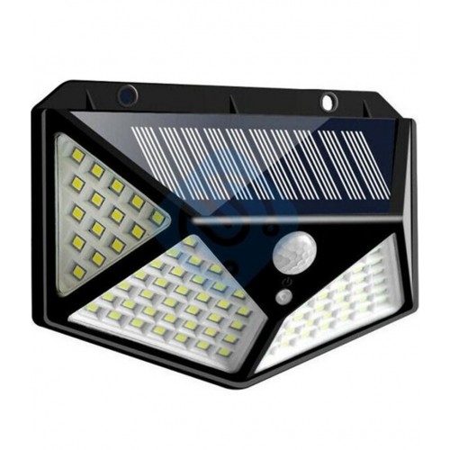 100 led Güneş Enerjili Solar Lamba - Solar sokak lambası - Bahçe Lambası- 3 Mod Hareket ve KAranlık sensörlü
