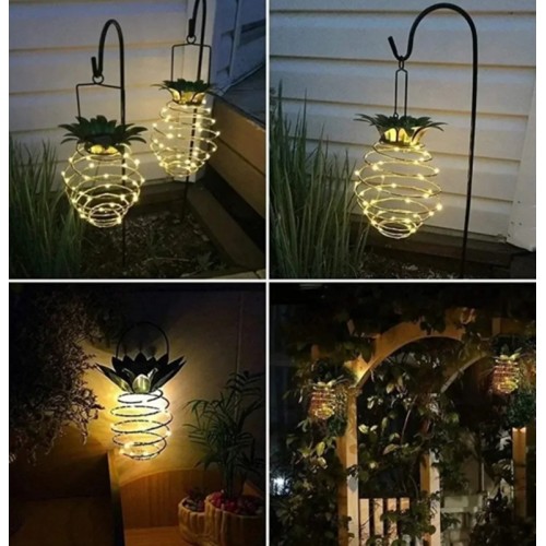 Güneş Enerjili Ananas Figürlü Peri Led