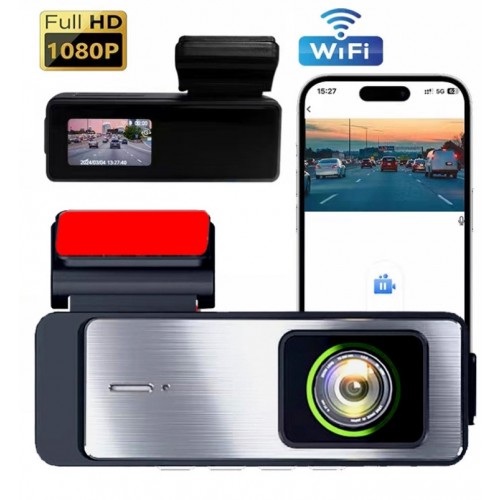 K902 1080p Full HD 1,47 inç Wifi Araç içi Kamera - Ön-Arka 2 Kameralı Araç Kamerası