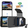 Y11 Pro 1296p Süper HD 3inç Araç içi Kamera -Ön-Arka Görüş Çift Kamera - Türkçe Menü