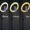Bluetooth Kumandalı 210 cm Tripod Telefon Tutuculu Selfie Çubuğu Telefon, Kamera ve Lamba Tripodu