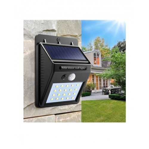 Güneş Enerjili Bahçe Lambası 20 LED Solar Lamba Bahçe Aplik Bahçe Lambası Bahçe Aydınlatma