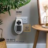500W Uzaktan Kumandalı Taşınabilir Zaman Ayarlı Mini Elektrikli Isıtıcı Soba Sıcak Üfleyici - 220volt fişe takılan Karavan ısıtıcı