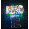 Pilli RGB Led Işık 5 Metre Iç & Dış Mekan Parti Dekor Kutlama Işığı Renkli Led Dekorasyon