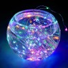 Pilli RGB Led Işık 5 Metre Iç & Dış Mekan Parti Dekor Kutlama Işığı Renkli Led Dekorasyon