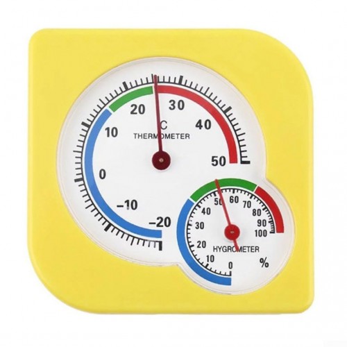 2in1 Analog Ekran Sıcaklık ve Nem Ölçer Termometre ( Masaüstü veya Duvara Takılabilir)