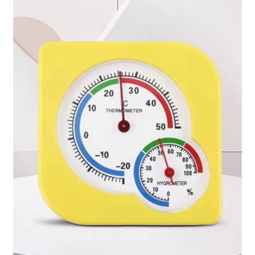 2in1 Analog Ekran Sıcaklık ve Nem Ölçer Termometre ( Masaüstü veya Duvara Takılabilir)