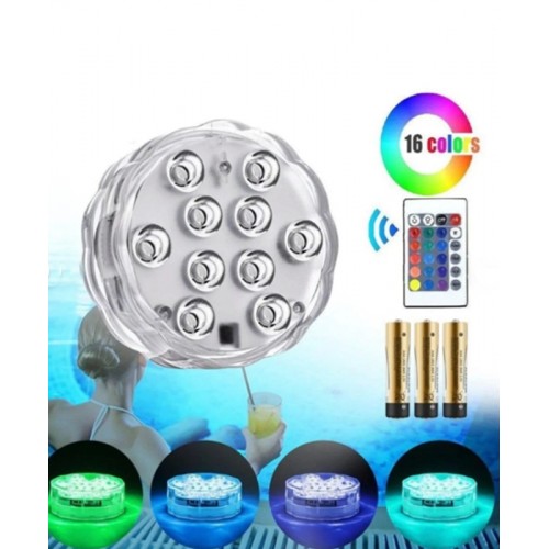 Su Geçirmez Akvaryum Su Üstü Kumandalı Dekoratif Led Aydınlatma Rgb Kumandalı