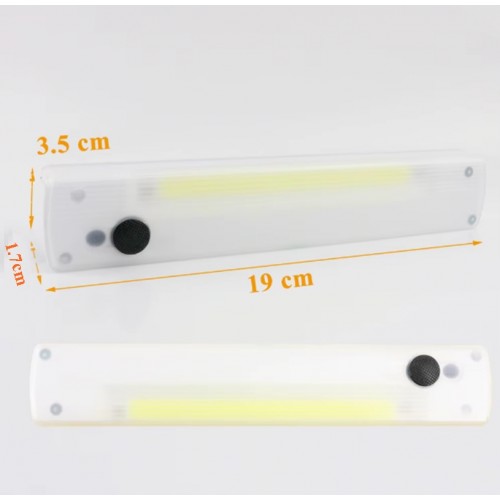 245lm 19cm Dolap İçi Lamba Mıknatıslı Led Aydınlatma  - Taşınabilir Tamir Lambası Mıknatıslı / Düğmeli