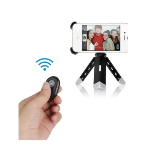 Bluetooth Uzaktan Kumanda, Pilli Tüm Telefonlara Uyumlu Kolay Video, Selfie Ve Fotoğraf Çekme