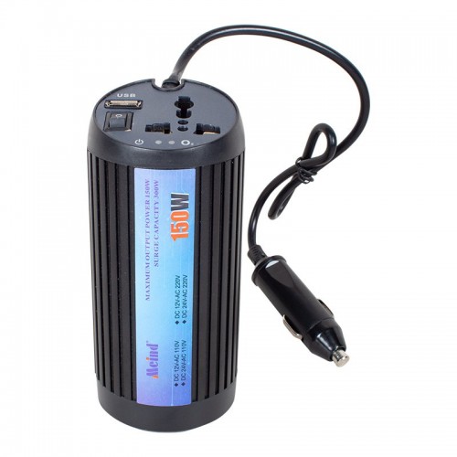 Araç Çakmaklıktan 220volt çevirici 12volt to 220volt Power inverter 150 WATT Led Takmaya Uygun