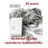 20 Metre Saçaklı Led Işık 8 animasyonlu ' Birbirine eklenebilir ' ( Dubleks ve Villa Merdiven Ledi ) BEYAZ RENK