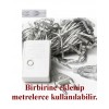 8 Animasyonlu 144 Led 36 Saçaklı Dekoratif Perde Led Aydınlatma İç/dış Mekan 3.5 Metre Saçak Led Işık Gün Işığı