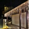2 Metre Saçak LED -Dış Mekan Uyumlu- 30 Sarkıtlı Perde Ledi Fişli GÜNIŞIĞI Dekoratif LED -İP65-