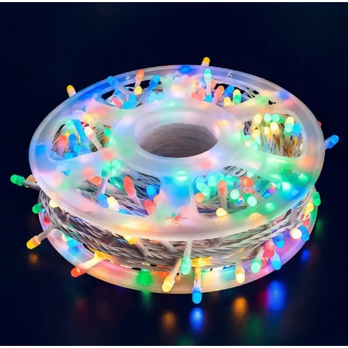 100 Metre Led Işık 480Led Süper Parlak Makaralı Boncuk Led 8 Animasyonlu Cafe Restorant Parti Yılbaşı Ledi