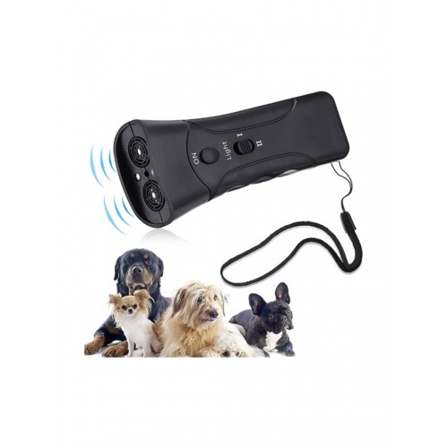 Ultrasonik Köpek Eğitmen Cihazı Elektronik Köpek Caydırıcı ve Uzaklaştırıcı-Işıklı Kontrol Cihazı