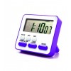 ZK-2206 Mıknatıslı Kronometre İleri ve Geri Sayım Özellikli Beyaz-Mor Çift renk