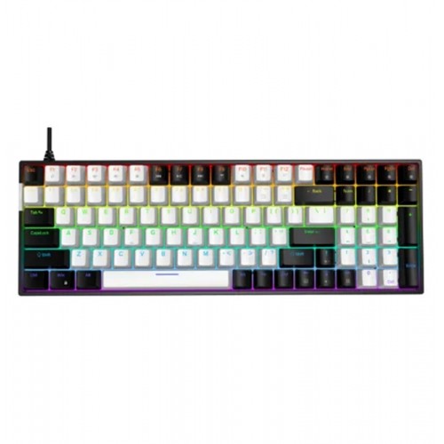 KL-160 Anti-Ghost Blue Switch Gaming Mekanik Klavye 20 Animasyonlu RGB LED
