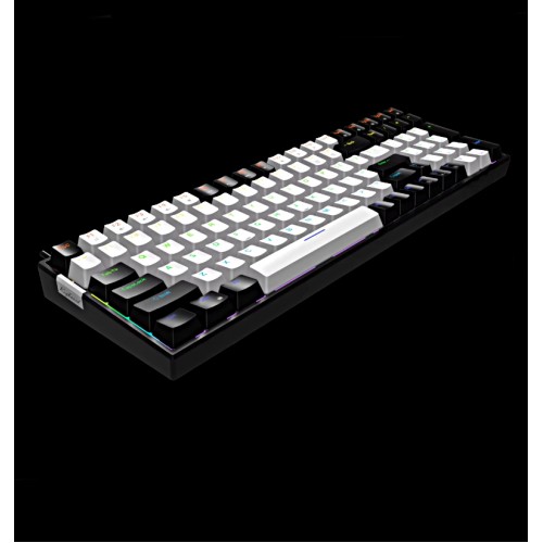KL-160 Anti-Ghost Blue Switch Gaming Mekanik Klavye 20 Animasyonlu RGB LED