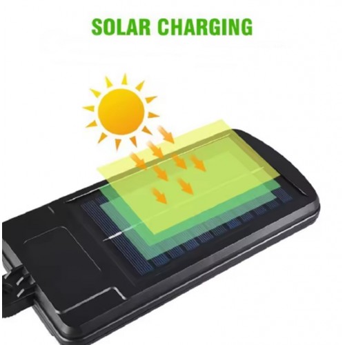 Fotoselli 3 Modlu Cob LED Solar Güneş Enerjili Sokak Lambası Bahçe Aydınlatması 35CM x 11.5cm No:3