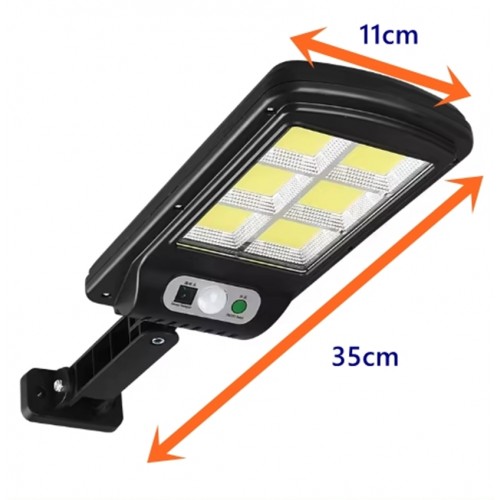 Fotoselli 3 Modlu Cob LED Solar Güneş Enerjili Sokak Lambası Bahçe Aydınlatması 35CM x 11.5cm No:3