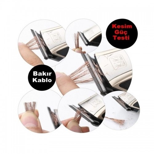 Şarjlı Saç-Sakal-Vücut Tıraş Makinesi RD-128  4 Farklı Boyutta Tarak Paslanmaz Bıçaklı