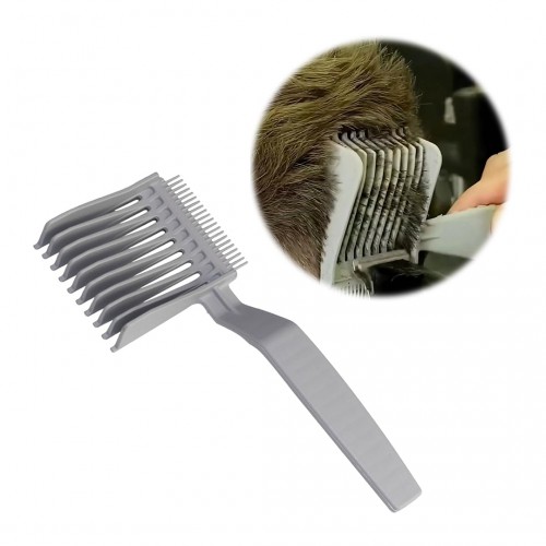 Profesyonel Berber Saç Kesim Tıraş Tarağı - Plastik -  Evde Saç Kesme Tarağı 1 adet
