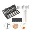 Çantalı 13 Parça Kretuar Bıçağı, Hobi Tasarım Neşter Set Hassas Kesim Bıçağı + 10 adet yedek Bıçak