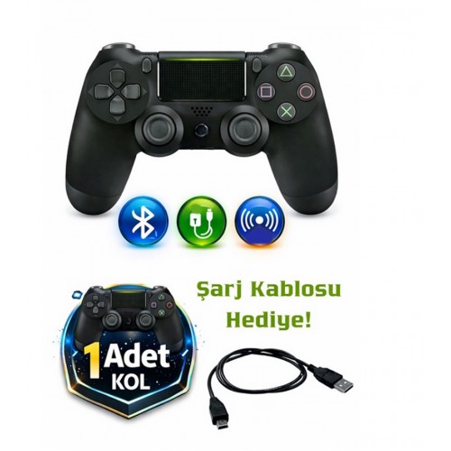 Doubleshock Ps 4 Kablosuz Joystick Tablet Telefon Pc Uyumlu Titreşimli Oyun Kolu 1 Adet