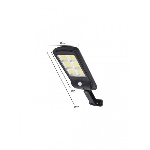 3 Modlu Cob LED Solar Güneş Enerjili Sokak Lambası Bahçe Aydınlatması