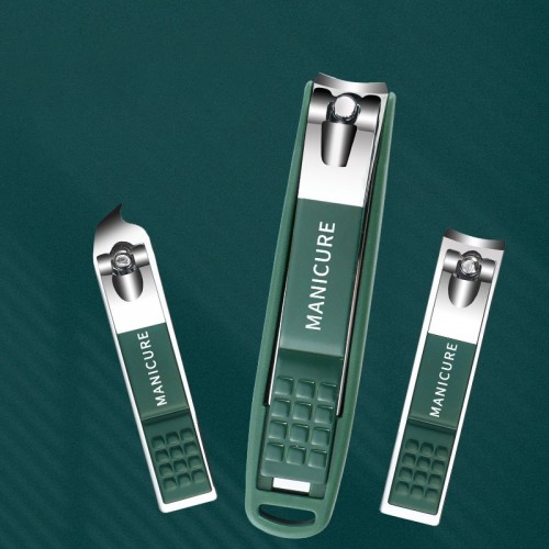 5 Parça Metal Kutu Tırnak Bakım Kiti - Tırnak Makası ve Törpü Seti