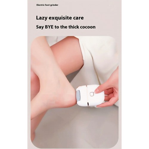 Şarjlı Elektronik Pedikür Aleti - 2 Başlıklı, Suya Dayanıklı Topuk Törpüsü, Nasır & Ayak Bakımı