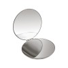Yuvarlak Metal Cep Aynası - Katlanabilir, Çift Taraflı, Mini Makyaj Aynası, 6 cm
