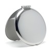 Yuvarlak Metal Cep Aynası - Katlanabilir, Çift Taraflı, Mini Makyaj Aynası, 6 cm