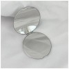 Yuvarlak Metal Cep Aynası - Katlanabilir, Çift Taraflı, Mini Makyaj Aynası, 6 cm