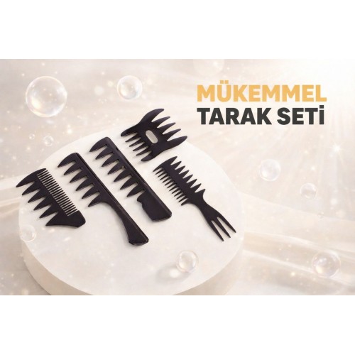 Profesyonel Çok Amaçlı Tarak Seti - Saç & Sakal Şekillendirme Seti
