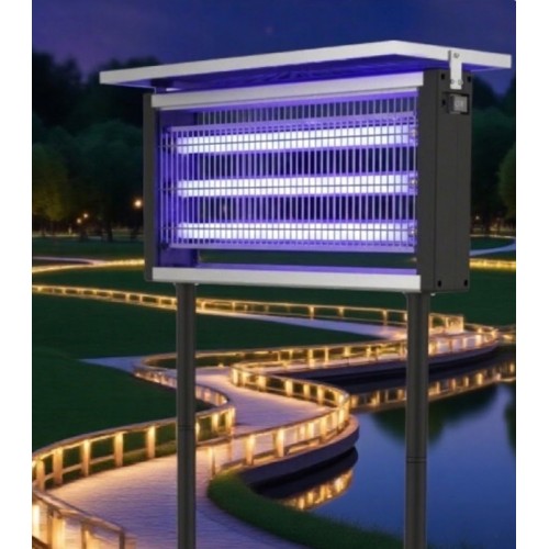 15 watt Solar Güneş Panelli 3 Ampullü ULTRAVİYOLE Sinek Öldürücü %100 Enerji Tasarruflu CIZ