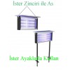15 watt Solar Güneş Panelli 3 Ampullü ULTRAVİYOLE Sinek Öldürücü %100 Enerji Tasarruflu CIZ