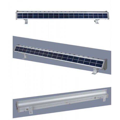 100cm Güneş Enerjili Solar Led Lamba - 24 Ledli Duvar Lambası - Büyük SOLAR Aplik - WallWasher Led