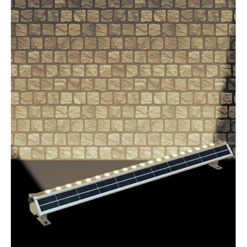 100cm Güneş Enerjili Solar Led Lamba - 24 Ledli Duvar Lambası - Büyük SOLAR Aplik - WallWasher Led