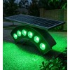 Yeşil Ledli Ağaç Çim Solar Bahçe Aydınlatması - Güneş Enejisi Ledli Bahçe Lambası - Solar Duvar apliği